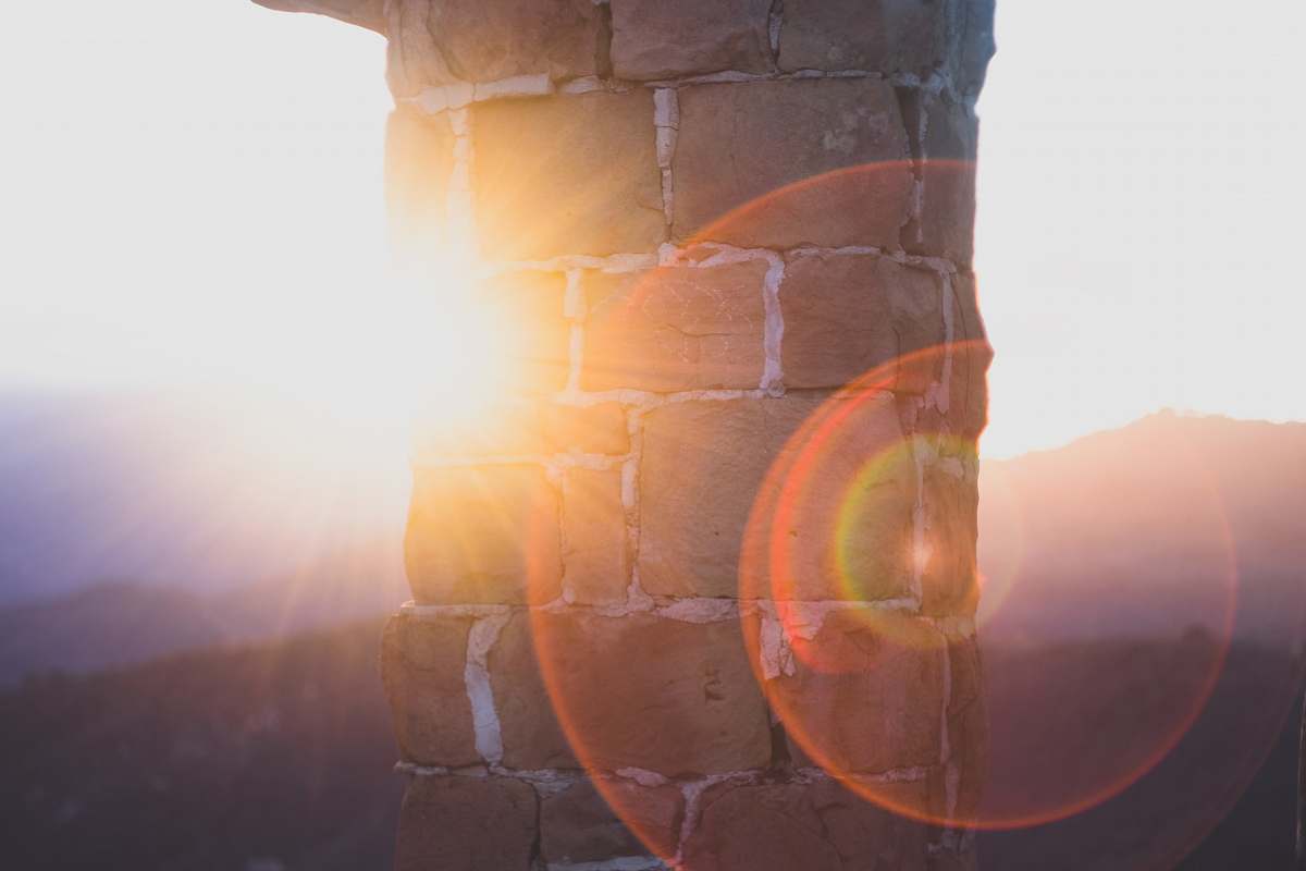 united states concrete bricked pillar with sunlight during daytime santa barbara